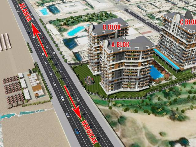  Cebeci Towers residence For sale Alanya Mahmutlar