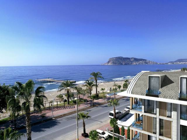 Alanya Oba. Serenity Royal beach residence satılık lüks daire